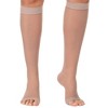 ABSOLUTE SUPPORT – Open Toe Sheer Compression Socks for Women – 20-30mmHg – A215 - 4 of 4
