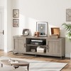 Garvee Farmhouse TV Stand for 75inch, Entertainment Center with Sturdy Metal Leg & Adjustable Shelves, Wooden Media Console for Living Room Bedroom - 3 of 4