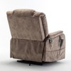 Oversized PU Power Lift Recliner Chair with OKIN Motor, Infinite Position, Lay Flat 180¡ã, and Extra-Wide Seat - 4 of 4