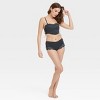 Women's Lace-Up Crochet Corset Bra - Colsie™ - 3 of 4