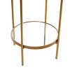 Glam Metal Shelving Gold - Olivia & May: Luxury 3-Tier Bookcase, No Assembly Required - 3 of 4