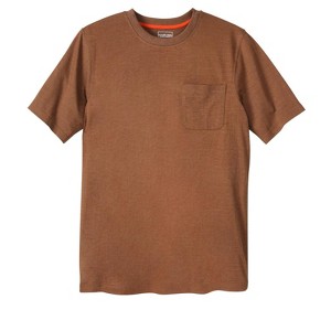 Boulder Creek by KingSize Men's Big & Tall Heavyweight Pocket Crewneck T-Shirt - 1 of 2
