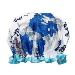 Wrapables Reusable Women's Waterproof Shower Caps for Long Hair - 1 of 4