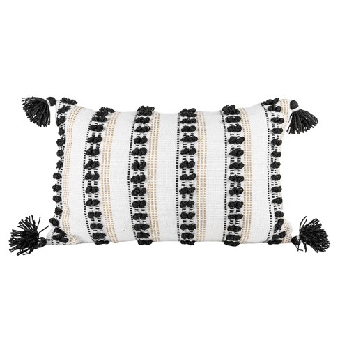 Outdoor pillows with tassels hotsell