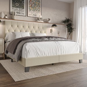 CasePiece Upholstered Bed - 1 of 4