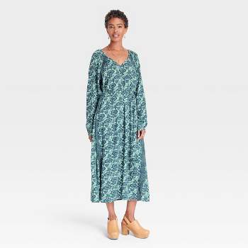 Women's Long Sleeve Maxi Dress - Knox Rose™