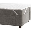Gracie Mills Nigel Plush Channel Quilted Microfiber Sofa Bed Mattress Pad - 4 of 4