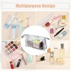 Unique Bargains Clear Portable Waterproof Makeup Bag Silver Tone 1 Pc - image 4 of 4