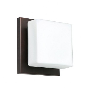 Besa Lighting Alex 1 - Light Vanity in  Bronze - 1 of 1