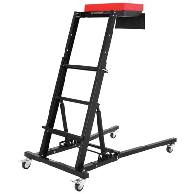 Automotive Engine Creeper with Adjustable Height 45" to 66" 400 LBS Capacity High Creeper 4 Swivel Caster Wheels&Padded Deck,for Auto Repair&Truck