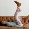 Mightly Girls Fair Trade Organic Cotton Print Flare Leggings Yoga Pant - 2 of 4
