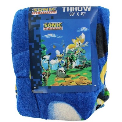 Just Funky Sonic And Tails 45x60" Fleece Throw Blanket