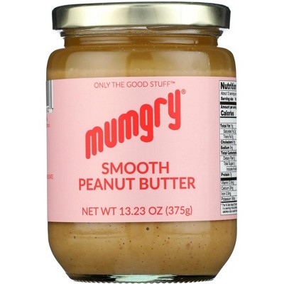 Mumgry Butter Peanut Smooth - Case of 12 - 13.23oz