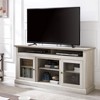 PAGED TV Stand up to 65 Inch TVs, Modern Entertainment Console with Glass Doors, TV Stands for Living Room - 2 of 4