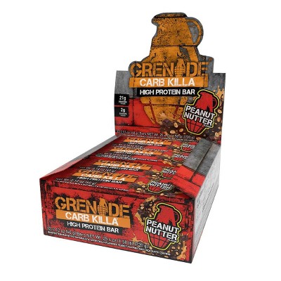 Grenade Carb Killa Peanut Nutter Protein Candy Bar - 12pk