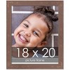 PosterPalooza | Shabby Chic Brown Picture Frame - UV Acrylic, Foam Board Backing, Hanging Hardware - 2 of 4