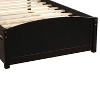 PAGED Upholstered Bed Queen Size Simple Modern Wooden Bed Frame with Twin XL Trundle, Storage Drawers and Headboard for Bedroom - 4 of 4
