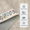 Washable Living Room Rug Floral Bordered Area Rugs Soft Thin Indoor Carpet  Modern Throw Aesthetic Mat Non Slip - 3 of 4