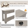 PAGED Modern Console Table with 4 Storage Drawers and Bottom Shelf, 63 inch Rectangle Entryway Table for Living Room,Hallway - 3 of 4