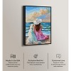 Art Remedy Girl and Her Best Friend Colorful Coastal Wall Art Framed - 3 of 4