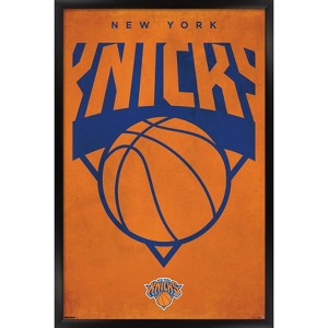 Trends International NBA New York Knicks - Logo 25 Framed Wall Poster Prints - 1 of 4