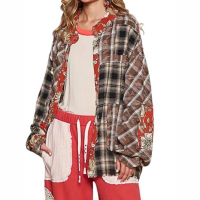 Women's I Know What Your Thinking Shacket - POL