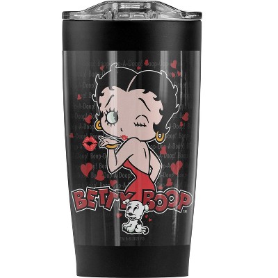 Betty Boop Classic Kiss Steel Tumbler 20oz Coffee Travel Mug