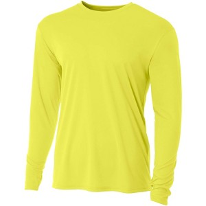 Hardcore mens long-sleeve UV sun protection T-shirt | Light weight loose fitting quick-dry rash guard water shirt for swimming - 1 of 4