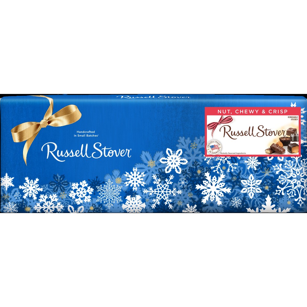 UPC 077260040213 product image for Russell Stover Christmas Gift Box Nut Chewy Crisp - 12oz | upcitemdb.com