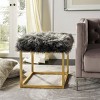 Rowan Square Ottoman - FOX6288 - Safavieh Couture - 2 of 4