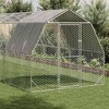 vidaXL Chicken Run Grey Galvanized steel Large Durable Chicken Run - 2 of 4