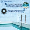 Poolzilla Deck Anchor Flange, High Grade Cast Aluminum in Matte Black, Diameter: 1 1/2" - 3 of 4