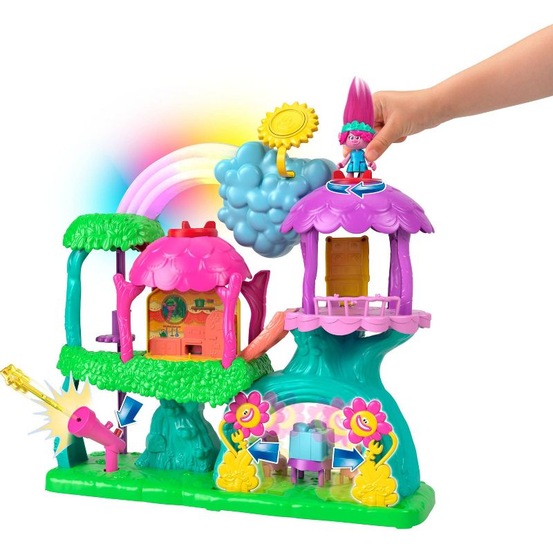 Fisher-Price Imaginext Trolls Lights &#38; Sounds Rainbow Treehouse, 4 of 8