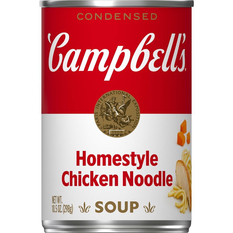 Campbell&#39;s Condensed Homestyle Chicken Noodle Soup - 10.5oz, 1 of 14