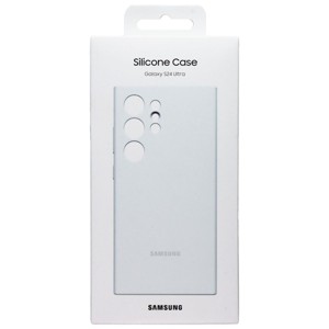 Samsung Official Silicone Case for Samsung Galaxy S24 Ultra - White - 1 of 2
