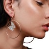 SOHI Women's Crystal Silver Casual Drop Earrings - 4 of 4