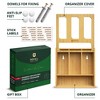 Royal Craft Wood Bamboo Ziplock Bag/Wrap Storage Organizer - 4 of 4