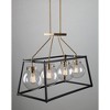 Artcraft Lighting Bridgetown 4 - Light Chandelier in  Black/Harvest Brass - 4 of 4