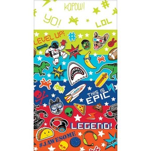 Amscan Epic Party 54"x102" Plastic Table Cover - 1 of 1