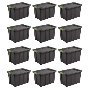 Sterilite Latching Plastic Storage Tote Container and Lid - 1 of 4