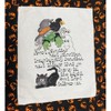 Adult Unisex Halloween Apron With Black Cats Ghosts And Ghoulies Adjustable Neck Strap Cooking Barbeque Party - 4 of 4