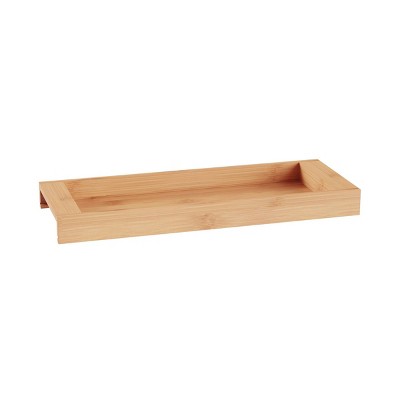 Bamboo Natural Wood Bathroom Vanity Tray Brown - Hastings Home