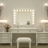 Keonjinn Large LED Vanity Makeup Mirror with LED Bulb Lights, Hollywood Makeup Mirror - 2 of 4