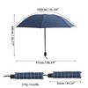 Unique Bargains Portable Rain Umbrella Manual Open Close Windproof Travel - 2 of 4