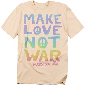 Men's Woodstock The Make Love T-Shirt - 1 of 4