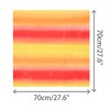INSPIRE CHIC Women's Chiffon Colorful Gradient Square Soft Sheer Neck Scarves 1Pc - 3 of 4