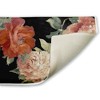 Stupell Industries Beauty Of The Blossom On Black Printed Plush Bath Mat And Bath Rug, Design By Lanie Loreth, 18"X30" - 2 of 4