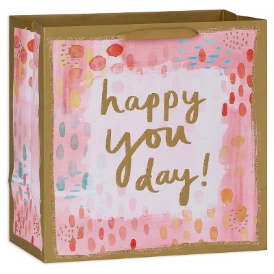 Large Happy You Day Watercolor Gift Bag - Spritz™