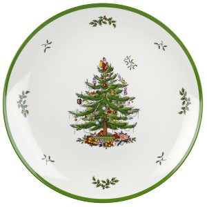 Spode Christmas Tree 14 Inch Round Melamine Platter - 14 Inch - 1 of 4