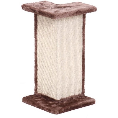 Penn-Plax Sisal Cat Scratcher Wall Corner Post and Perch, CATF77